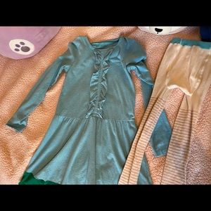 Mini Boden Dress with Tights